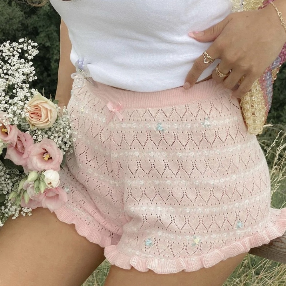 For love and lemons Charleston set - Coquette cardigan & shorts